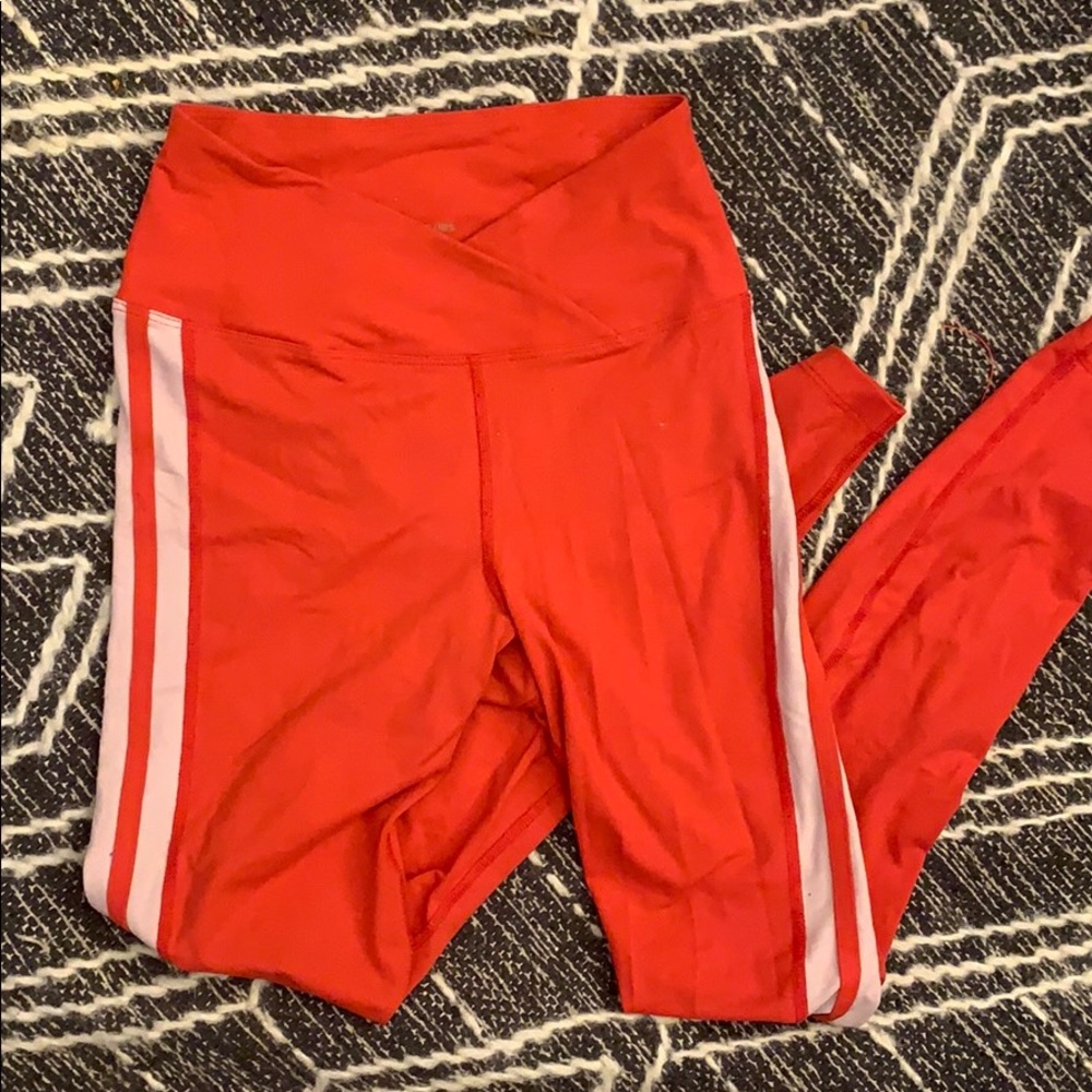 Years of ours red white stripe leggings